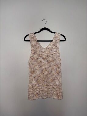 Loft ~ Cream Confetti Knit TankTop